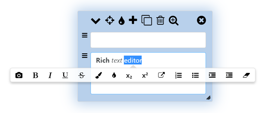 Rich Text Editor